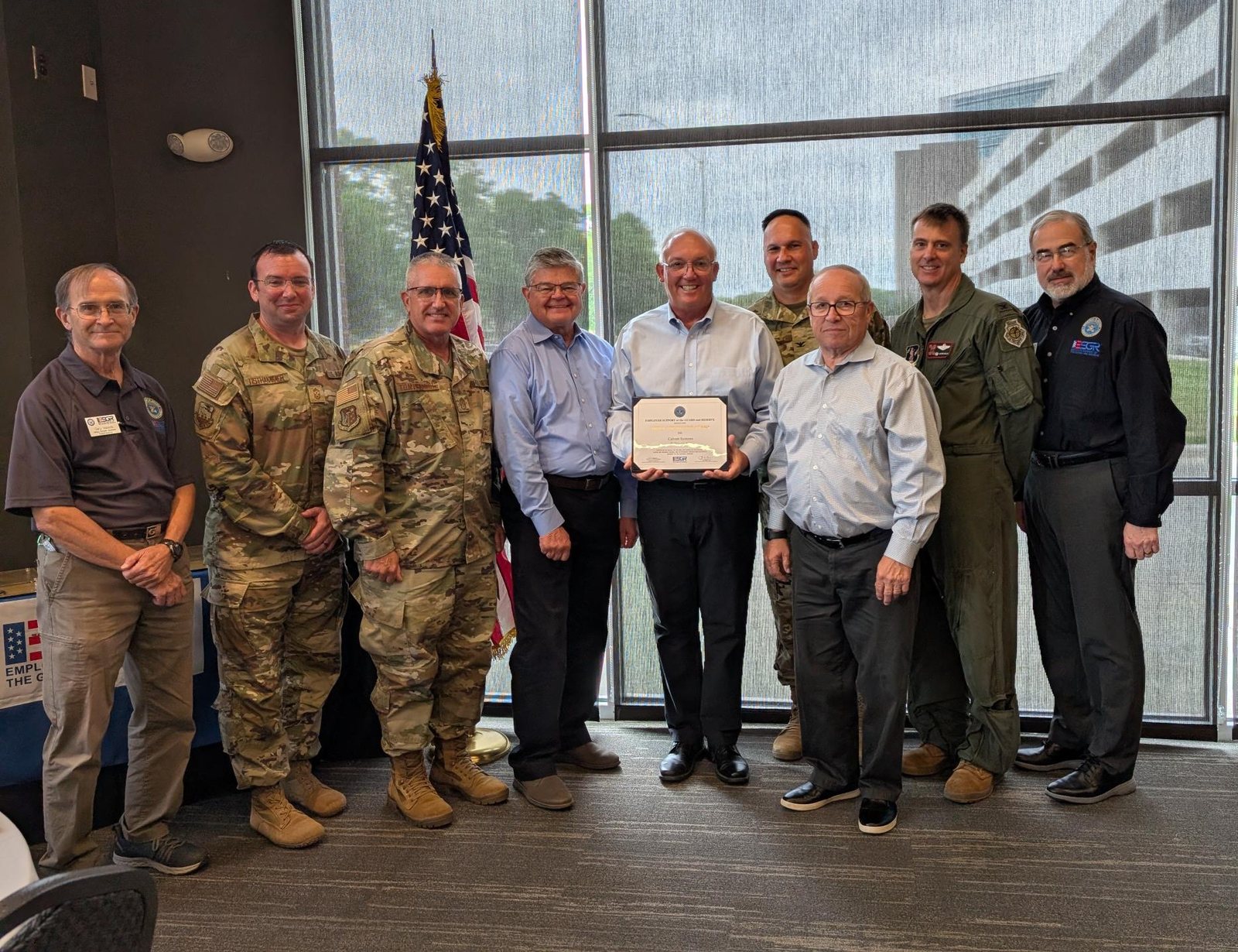 Calvert Systems Above and Beyond award